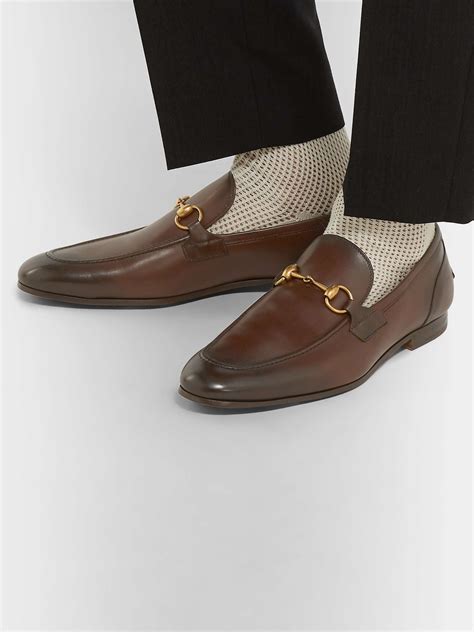 gucci jordaan loafer brown|Dark Brown Leather Gucci Jordaan Loafer .